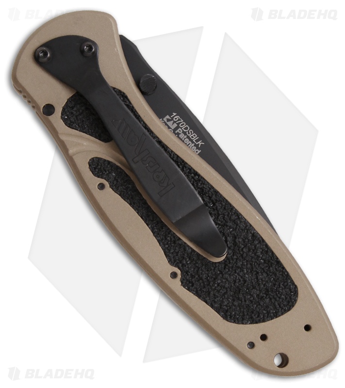 ぽんず Kershaw Blur Assisted Opening Knife Desert Sand (3.375