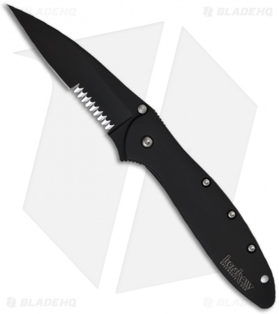 Kershaw Leek Assisted Opening Knife (3" Black Serr) 1660CKTST