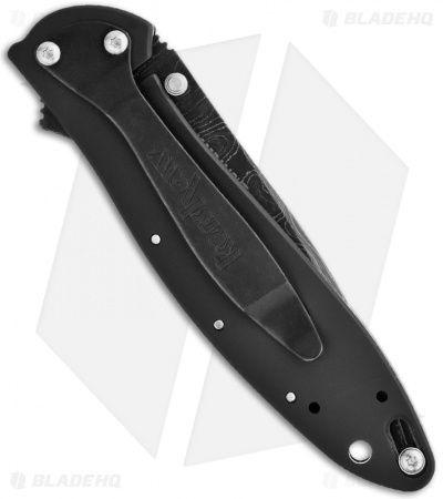 Kershaw Leek Assisted Opening Knife Black (3" Damascus) 1660DAMBK