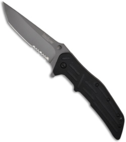 Kershaw RJ I Assisted Opening Knife (3.5" Gray Serr) 1985ST