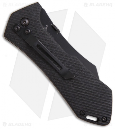 Meyerco Maxx-Q Mini Knife Tactical Spring Assisted Opener (2.9" Black Plain)