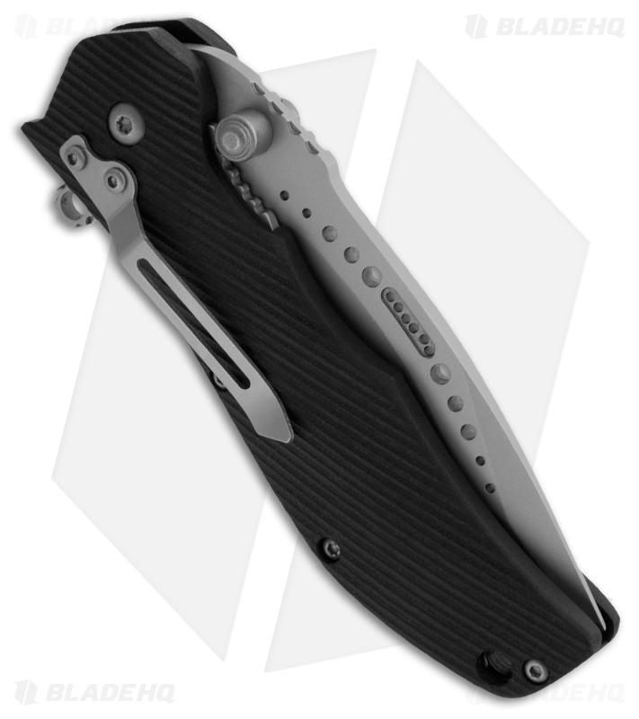 Meyerco Maxx-Q Spring Assisted Knife G-10 (3.25" Bead Blast Serr)