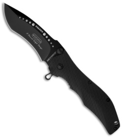 Meyerco Maxx-Q Spring Assisted Knife G-10 (3.25" Black)