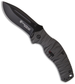 Smith & Wesson Black Ops SWBLOP4B Spring Assisted Knife (3.35" Black Plain)