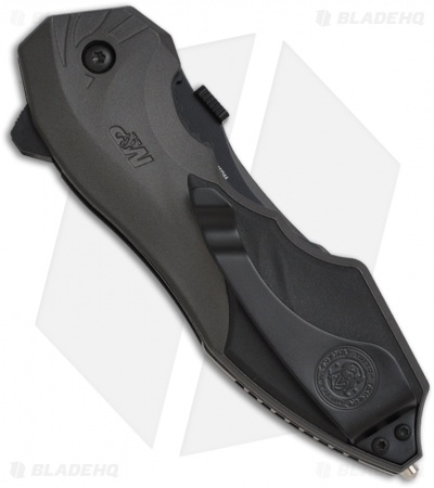 Smith & Wesson Grey MAGIC Spring Assisted Knife (3.5" Black Serr) SWMP5LS