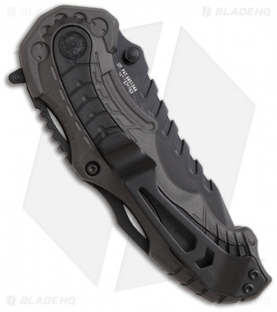 Smith & Wesson Grey MAGIC Spring Assisted Knife (3.4" Black Serr) SWMP6S