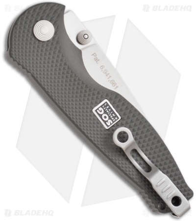 SOG Flash I Assisted Opening Knife Aluminum (2.5" Satin Serr) SGFSA-97