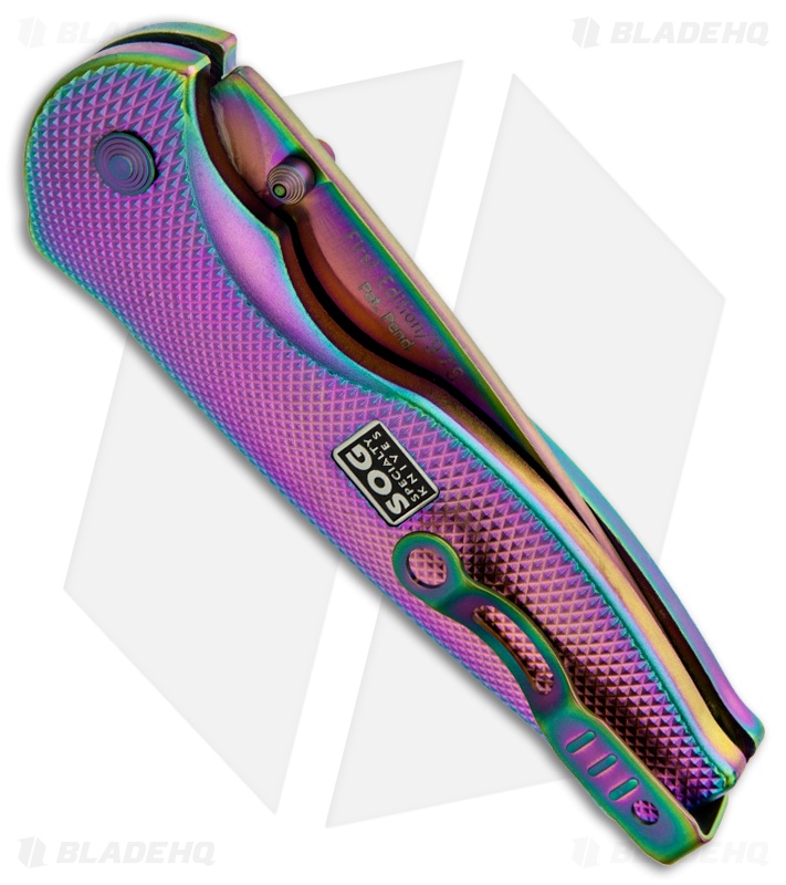 SOG Flash II Spring Assisted Knife (2.5" Spectrum) RAFSA-8