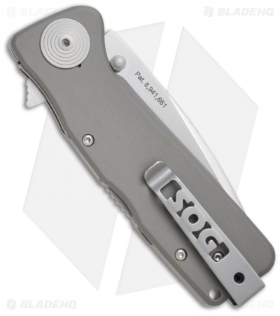 SOG Twitch XL Spring Assisted Knife Graphite (3.25" Satin Serr) TWI-920