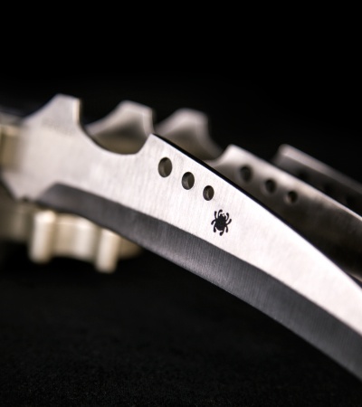 Spyderco SpyderClaws Stainless Adamantium (7" Satin) C20624WOLV