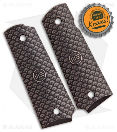 WE Knife Co. Full Size 1911 Gun Handle Grips (Bronze)  A-06A 