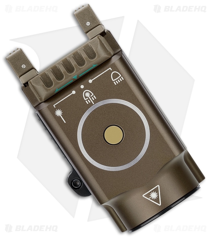 Olight BALDR Mini LED Flashlight + Laser | Tan - Blade HQ