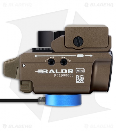 Olight BALDR Mini LED Flashlight + Laser | Tan - Blade HQ