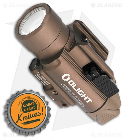 Olight BALDR-Pro Tactical Kit LED Flashlight + Weapon Mount Desert (1350 Lumens)