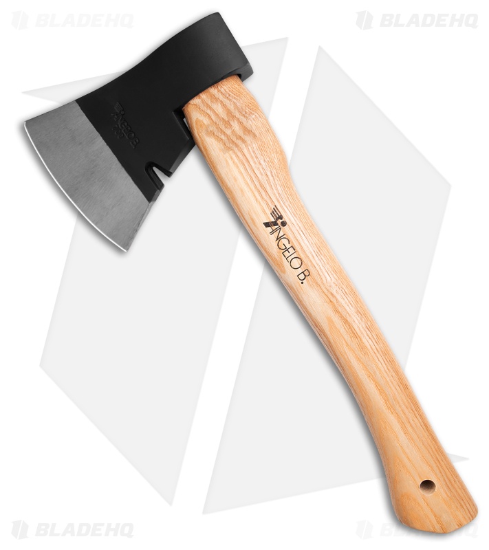 Angelo B Carpenters Axe Brown Wood Black C45 Steel Head