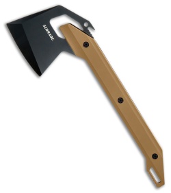 Schrade 12in Frontier Axe Tan GFN Handle (4.13 Black 3Cr13 Axe Head)