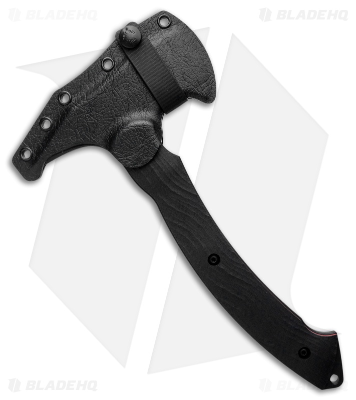 Toor Knives 11" Tomahawk Shadow Black G-10