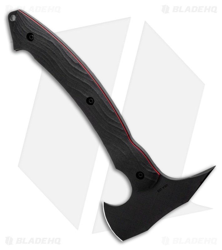 Toor Knives 11" Tomahawk Shadow Black G-10
