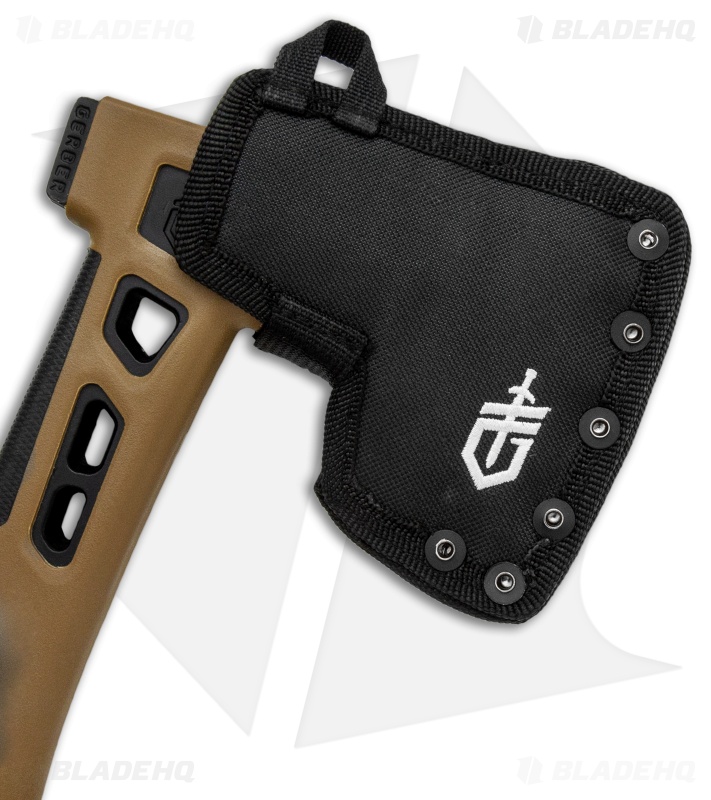 Gerber 15" Bushcraft Hatchet Axe Black/FDE GFN (5.5" Black) 31-003783