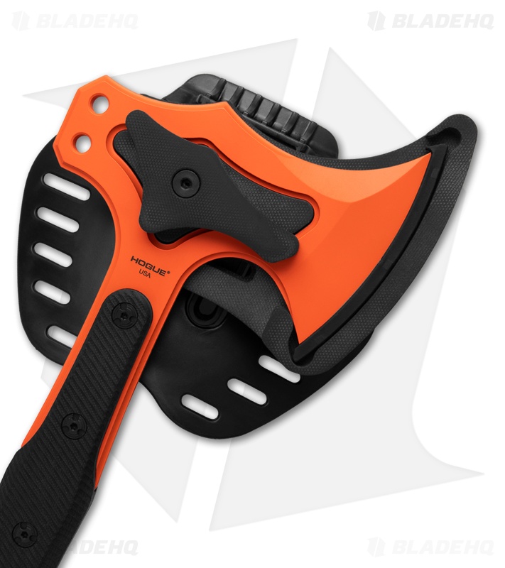 Hogue Knives EX-T01 Tomahawk Axe Black G-10  (Orange)