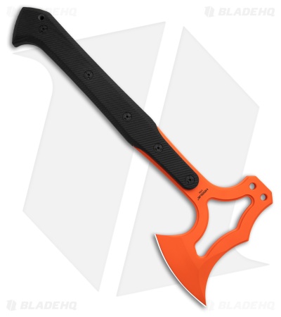 Hogue Knives EX-T01 Tomahawk Axe Black G-10  (Orange)