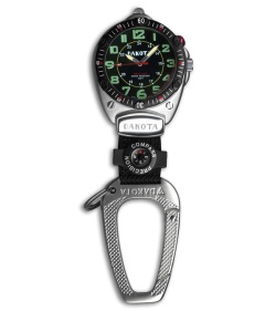 Dakota Big Face Clip Watch Black DK8852