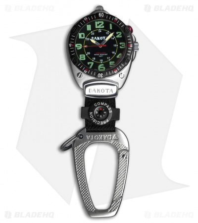 Dakota Big Face Clip Watch Black DK8852