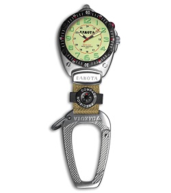 Dakota Big Face Clip Watch OD Green DK8853