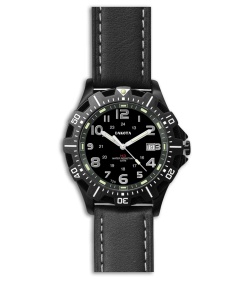 Dakota HC Tritium Wristwatch Black Leather DK7736