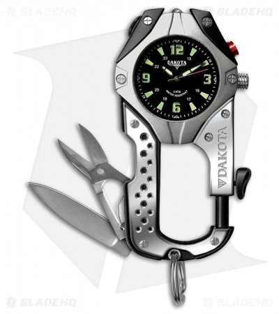 Dakota Knife Clip Watch Black Aluminum DK8761