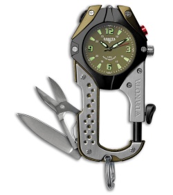 Dakota Knife Clip Watch Olive Green Aluminum DK8763