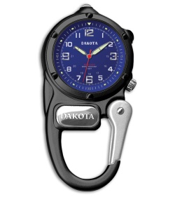 Dakota Microlight Black Aluminum Blue Watch DK3802