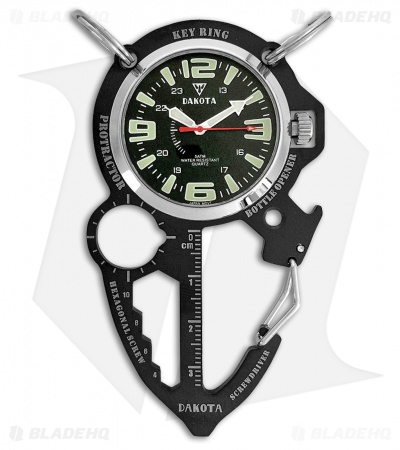 Dakota Multi Tool Clip Watch Black DK3856