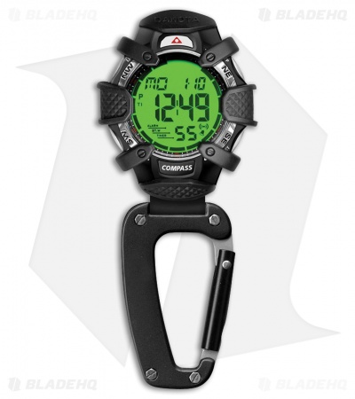 Dakota Tough Clip Digital Watch Black Rubber 