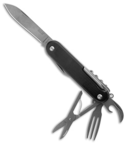 MKM Campo 7 MagnaCut Multi-Tool Pocket Knife Black Micarta (7-in-1)