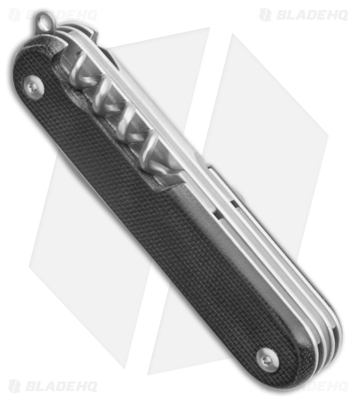 MKM Campo 7 Maniago Multi-Tool Knife Black Micarta Blade HQ